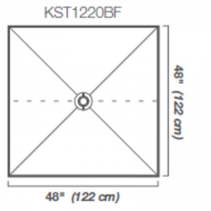 48" x 48" Shower Tray