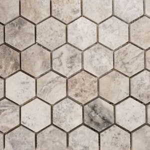 2" Honed Hexagon Mosaic